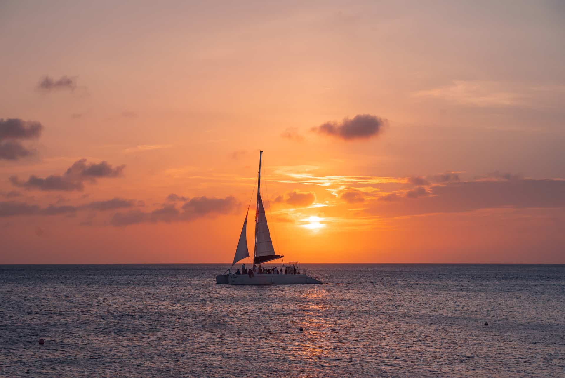 excursion catamaran coucher de soleil grand baie