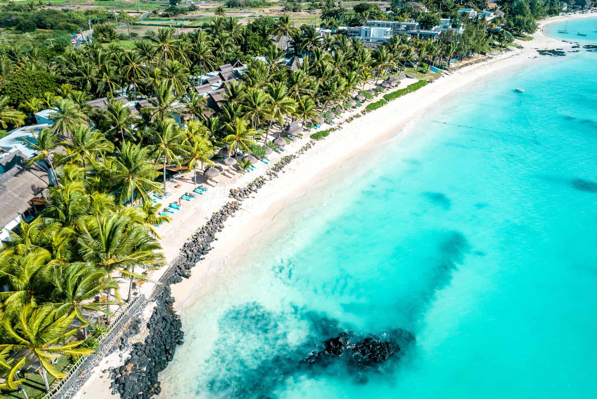 maurice en janvier plage belle mare