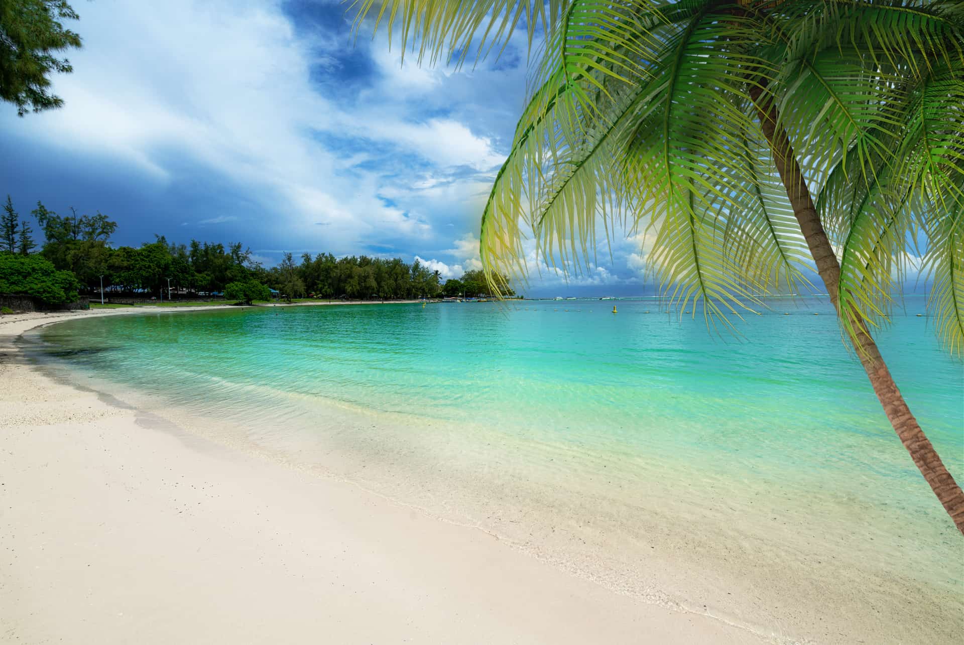 plage blue bay