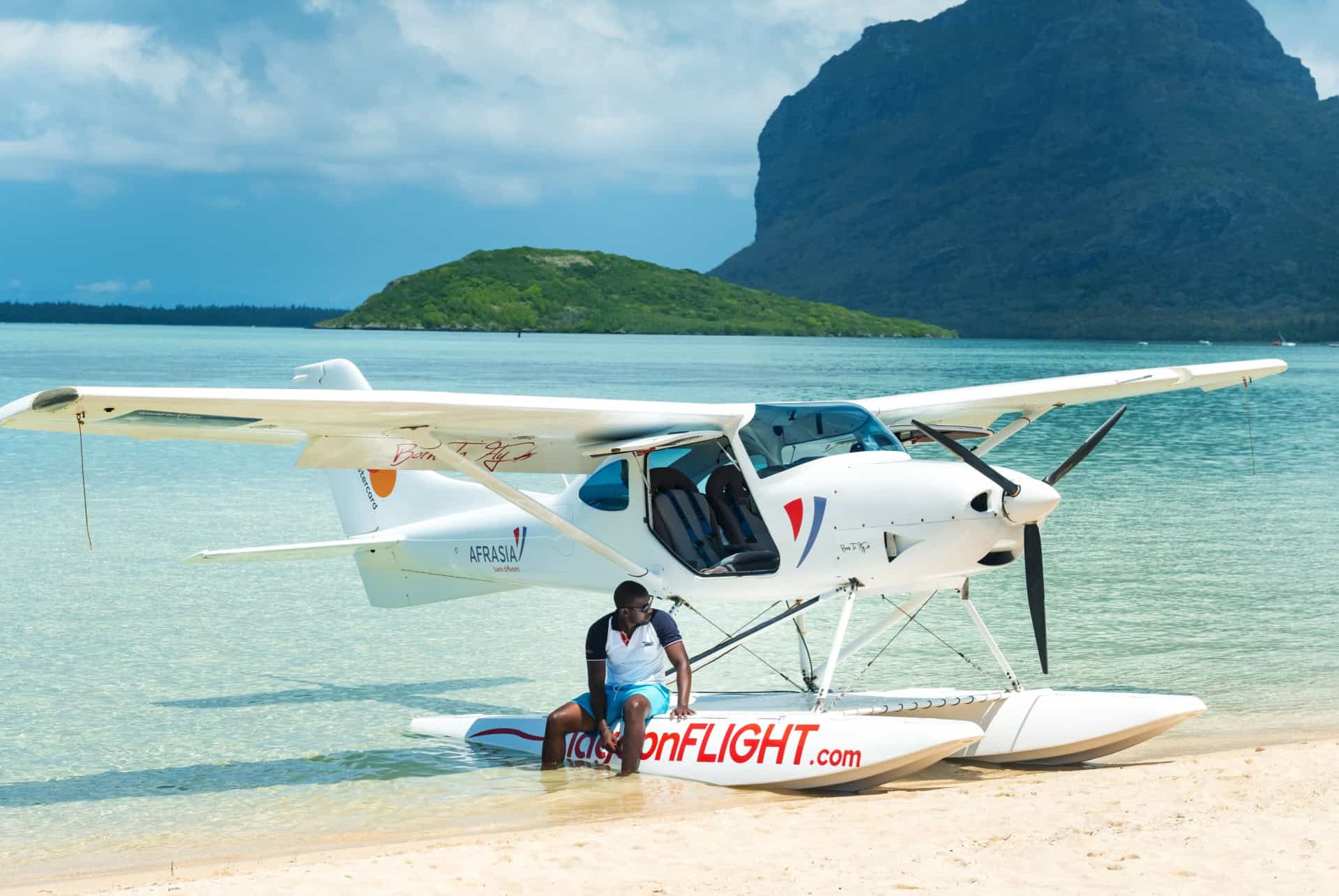 Vol en hydravion à Maurice