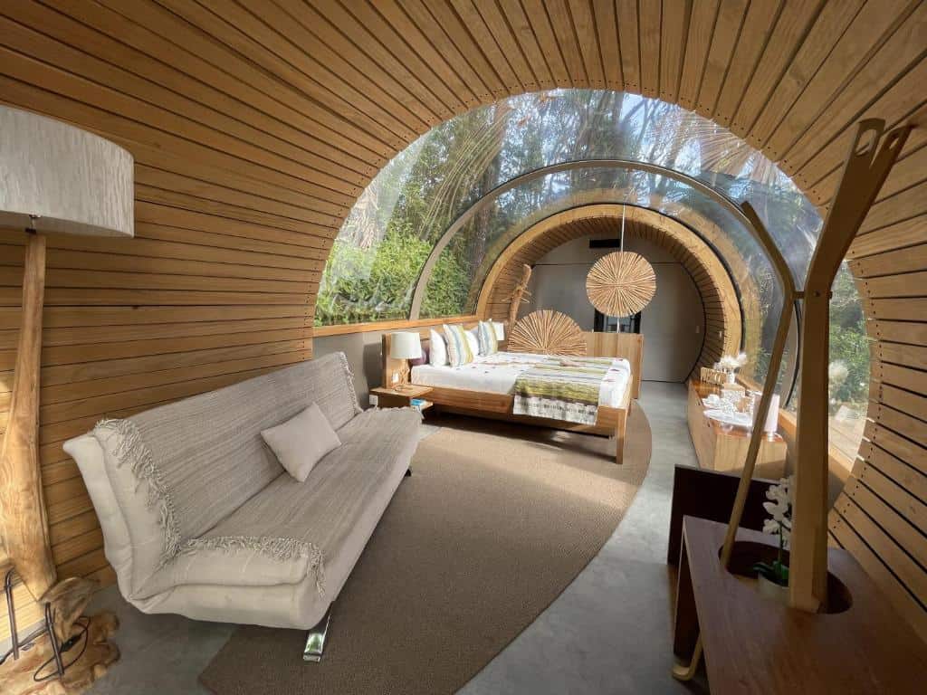 bubble lodge domaine bois cheri