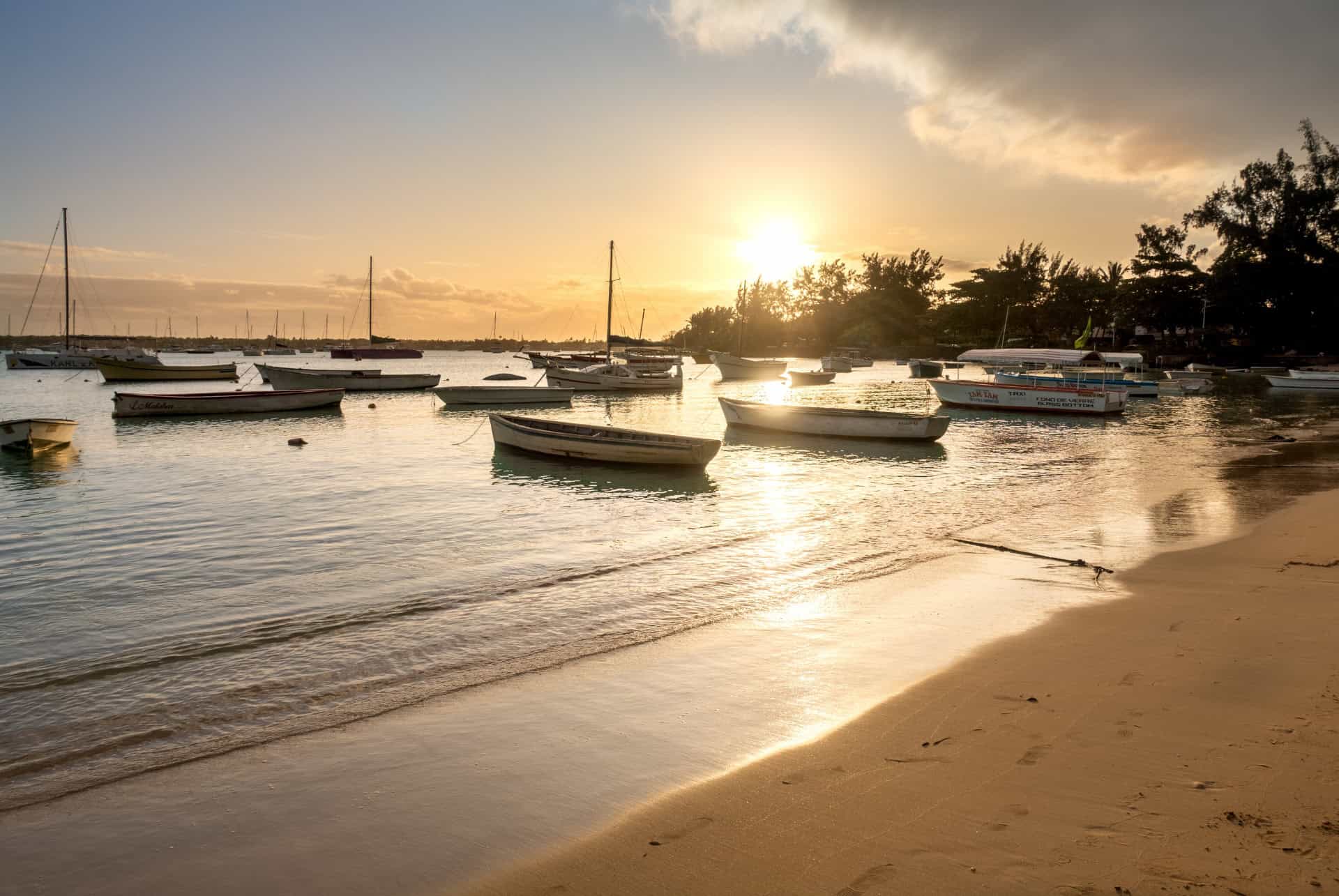 coucher de soleil grand baie