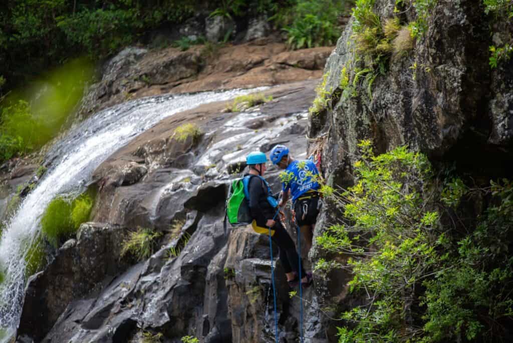 Initiation canyoning aux 7 cascades de Tamarin