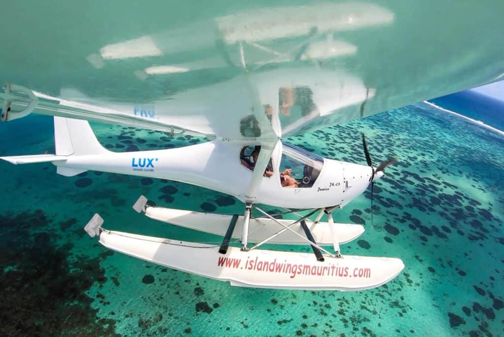 Excursion privée en hydravion avec vue panoramique sur l'île Maurice