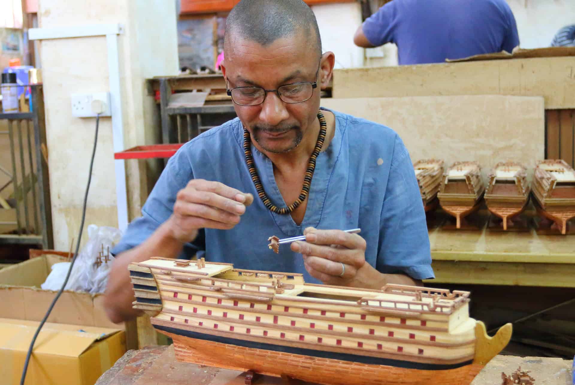 maquette de bateau visiter curepipe