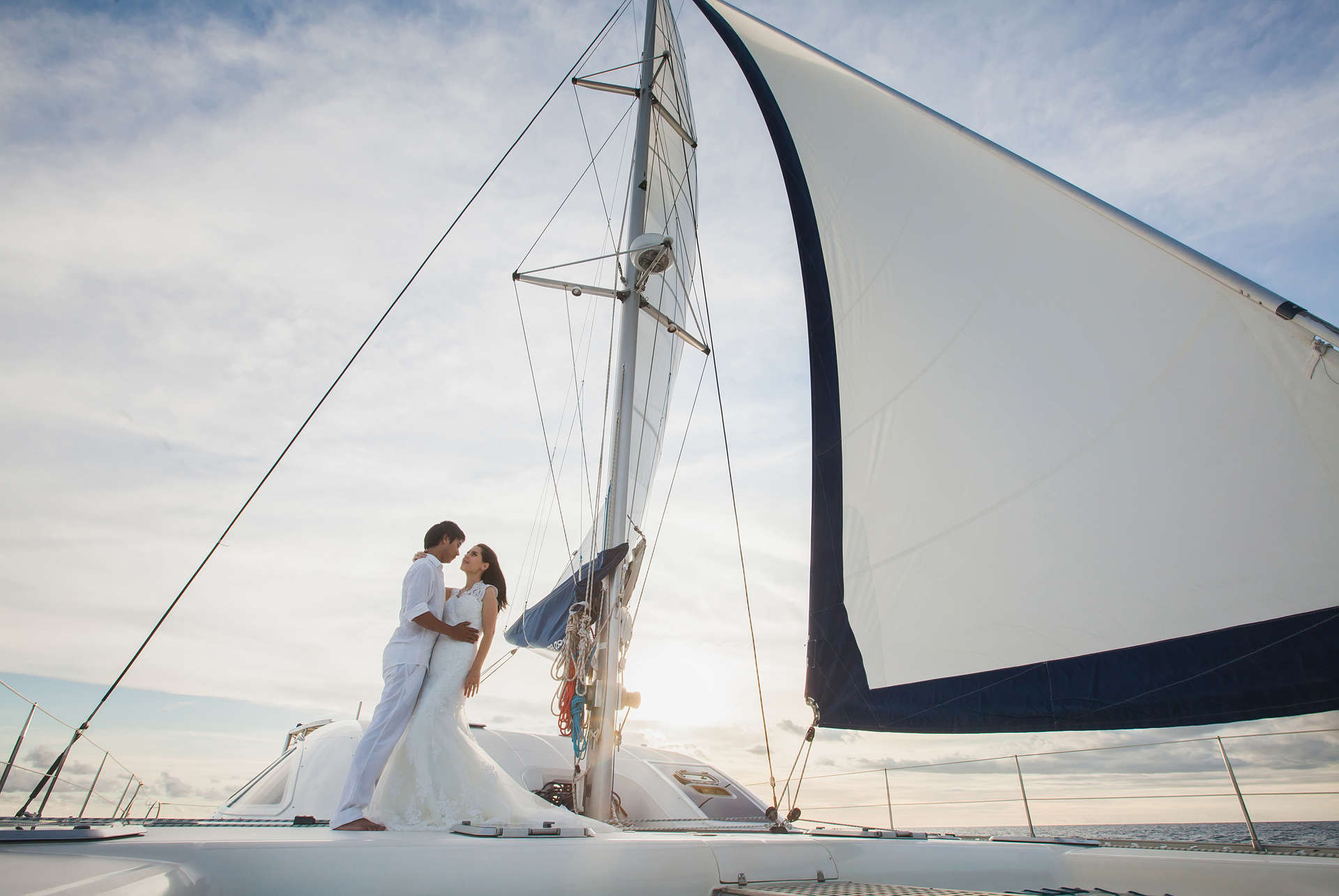se marier sur un bateau a maurice