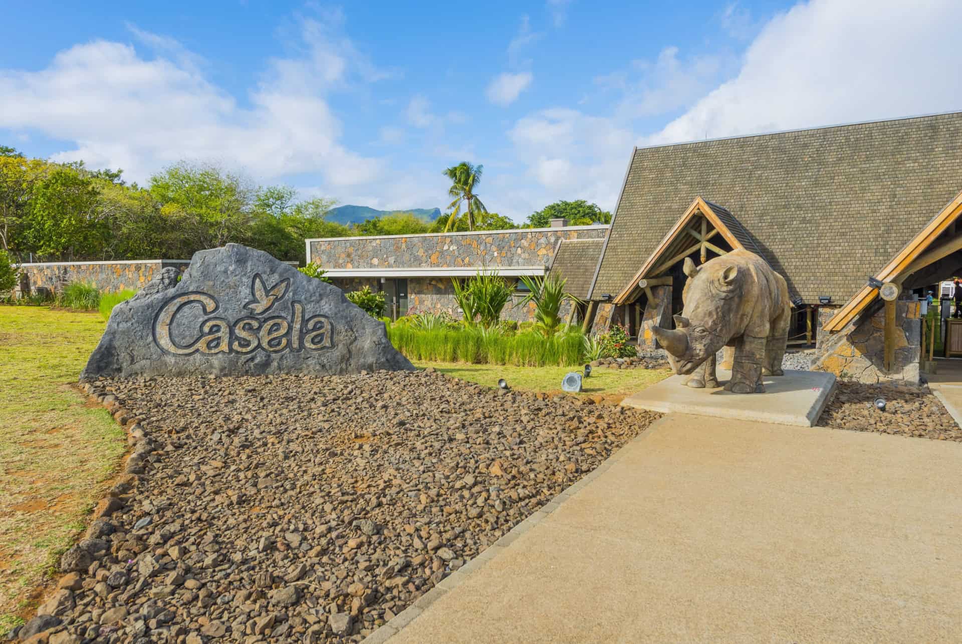 entree du parc casela