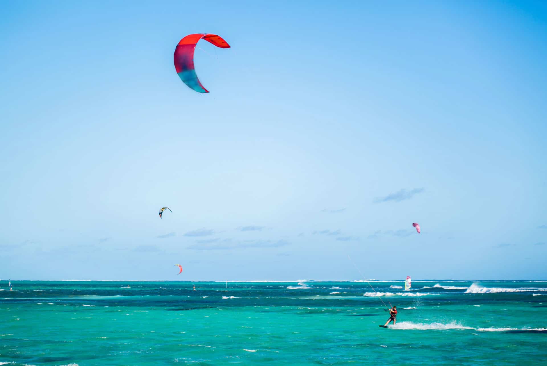 kitesurf ile maurice le morne