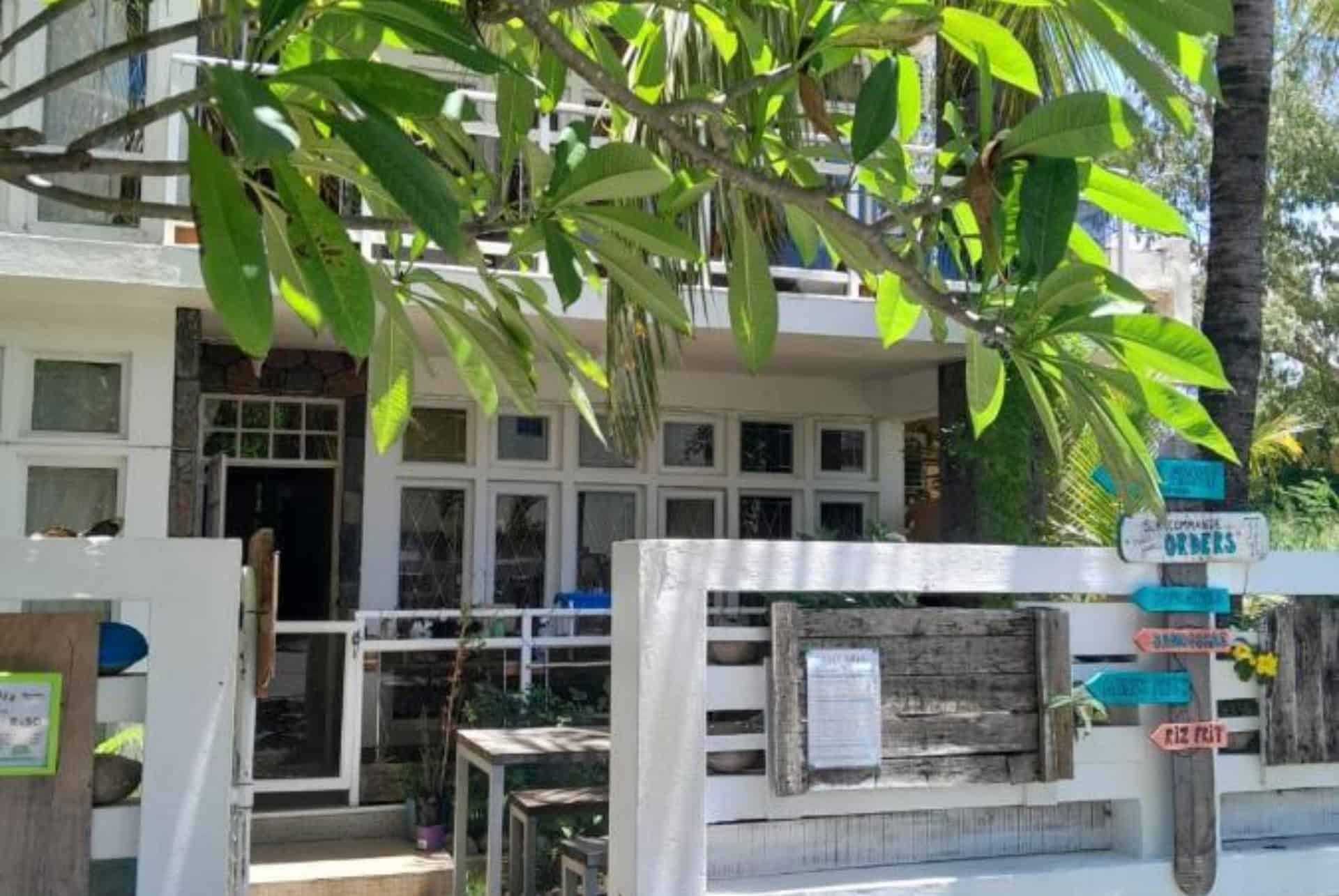 Lakaz Metiss Arobaz exterieur où dormir à blue bay