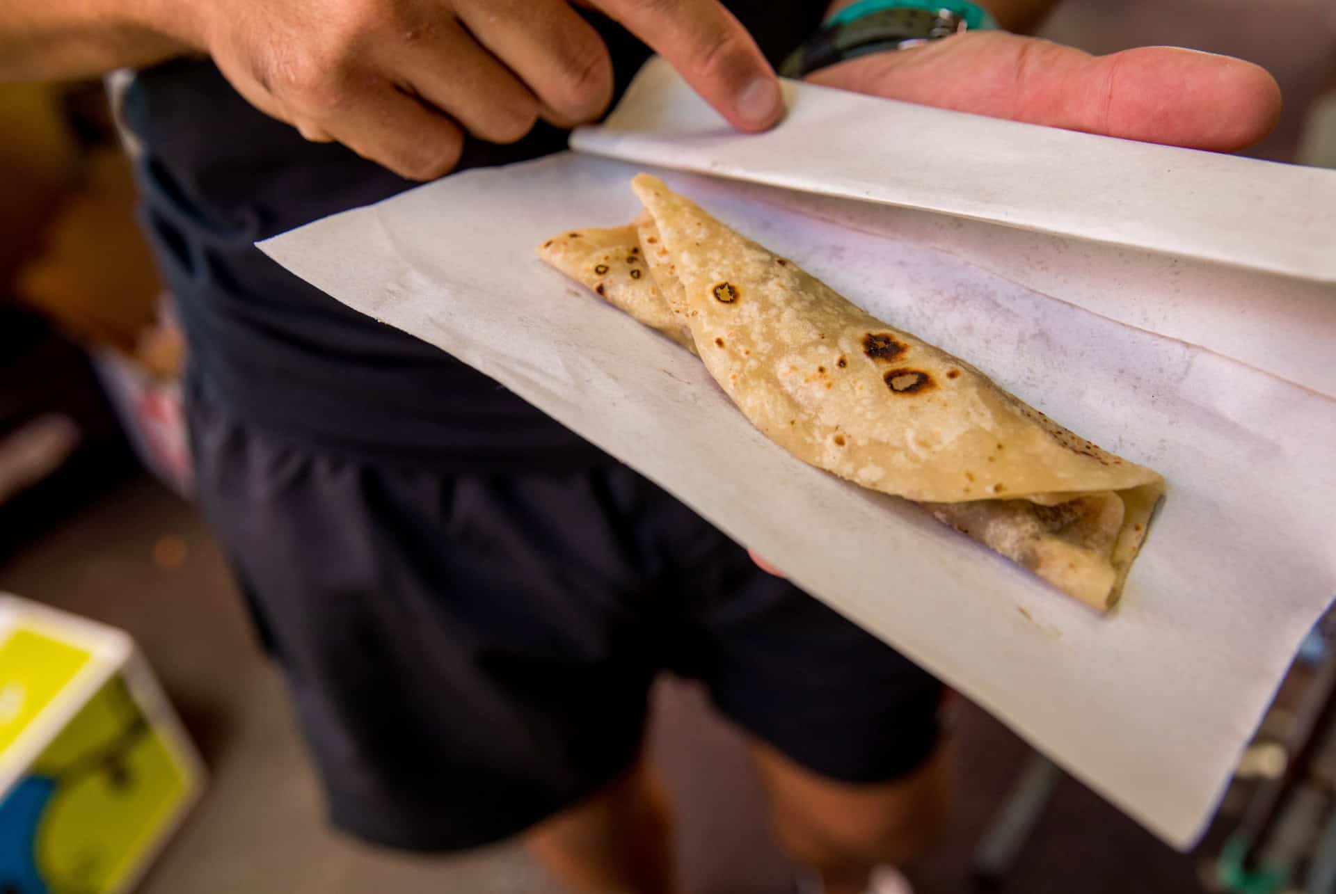 Dholl Puri street food à port louis