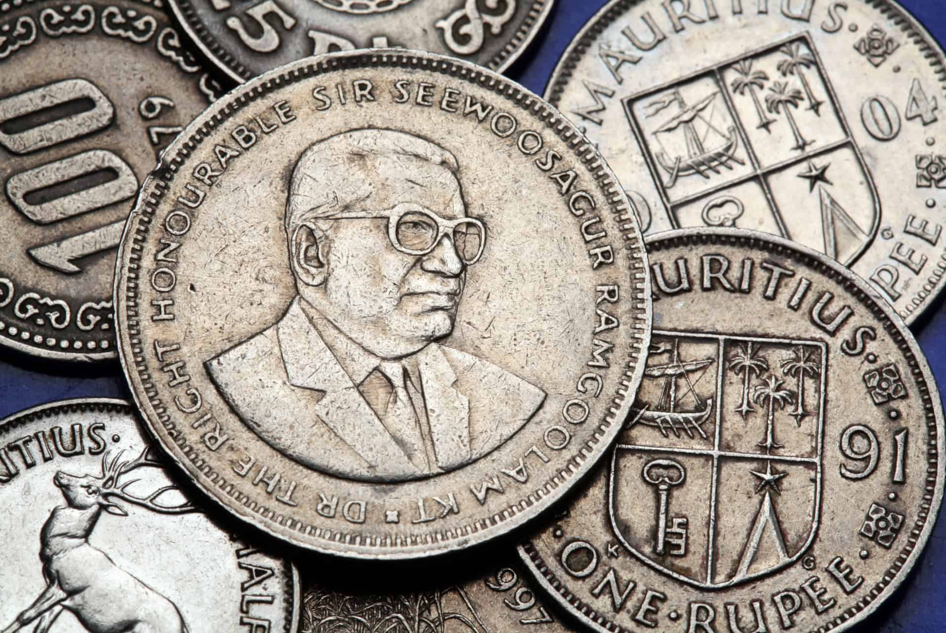 piece de monnaie mauricienne avec sir seewoosagur ramgoolam piece de monnaie mauricienne avec sir seewoosagur ramgoolam