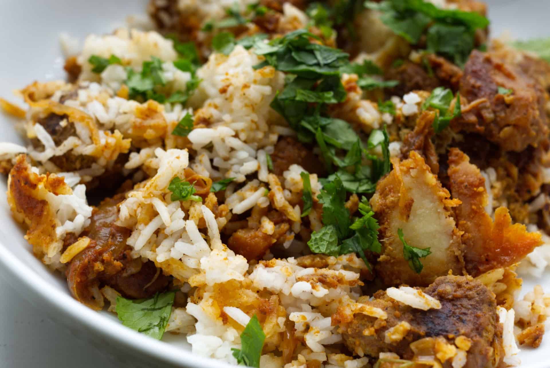 biryani street food mauricienne