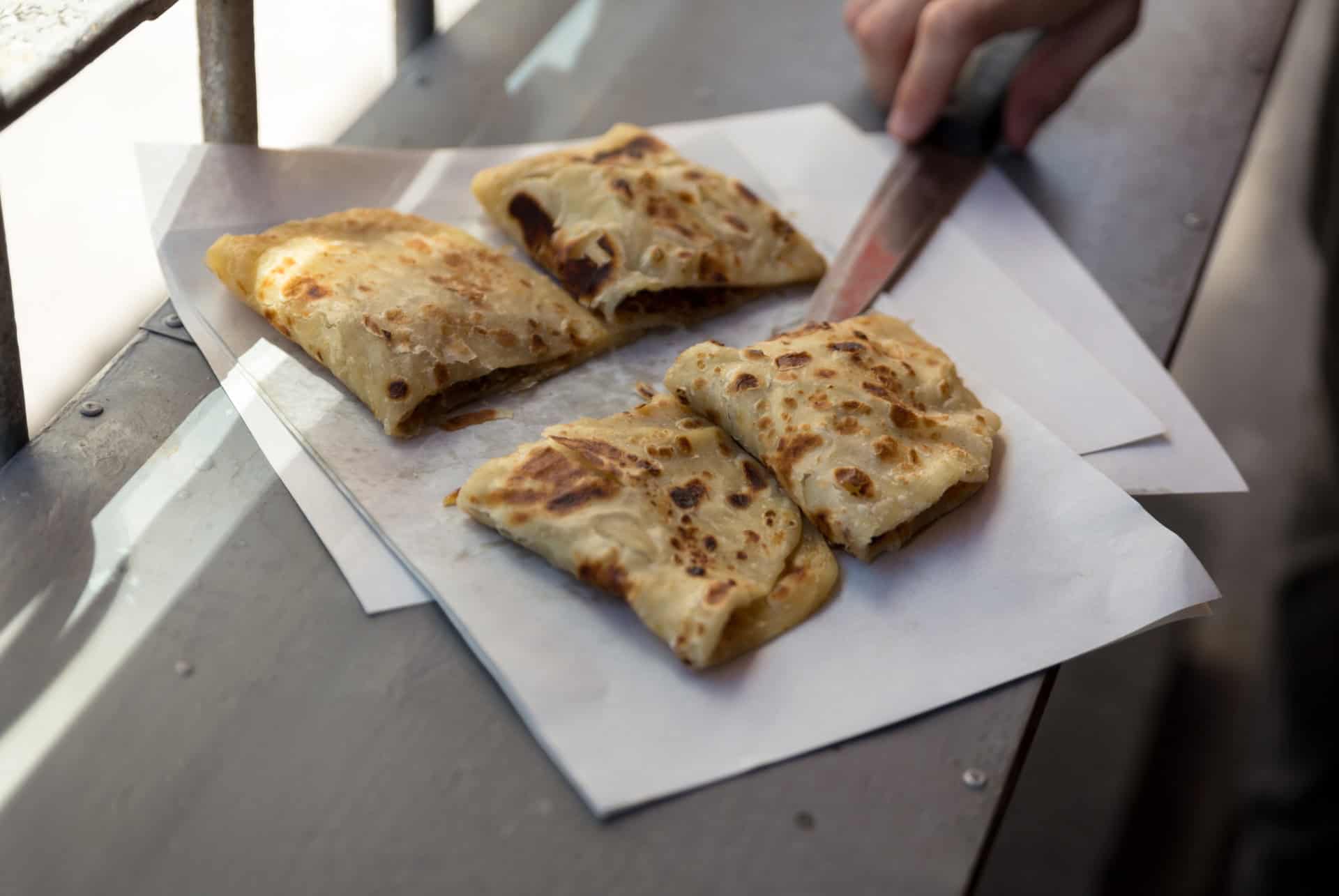 roti street food mauricienne