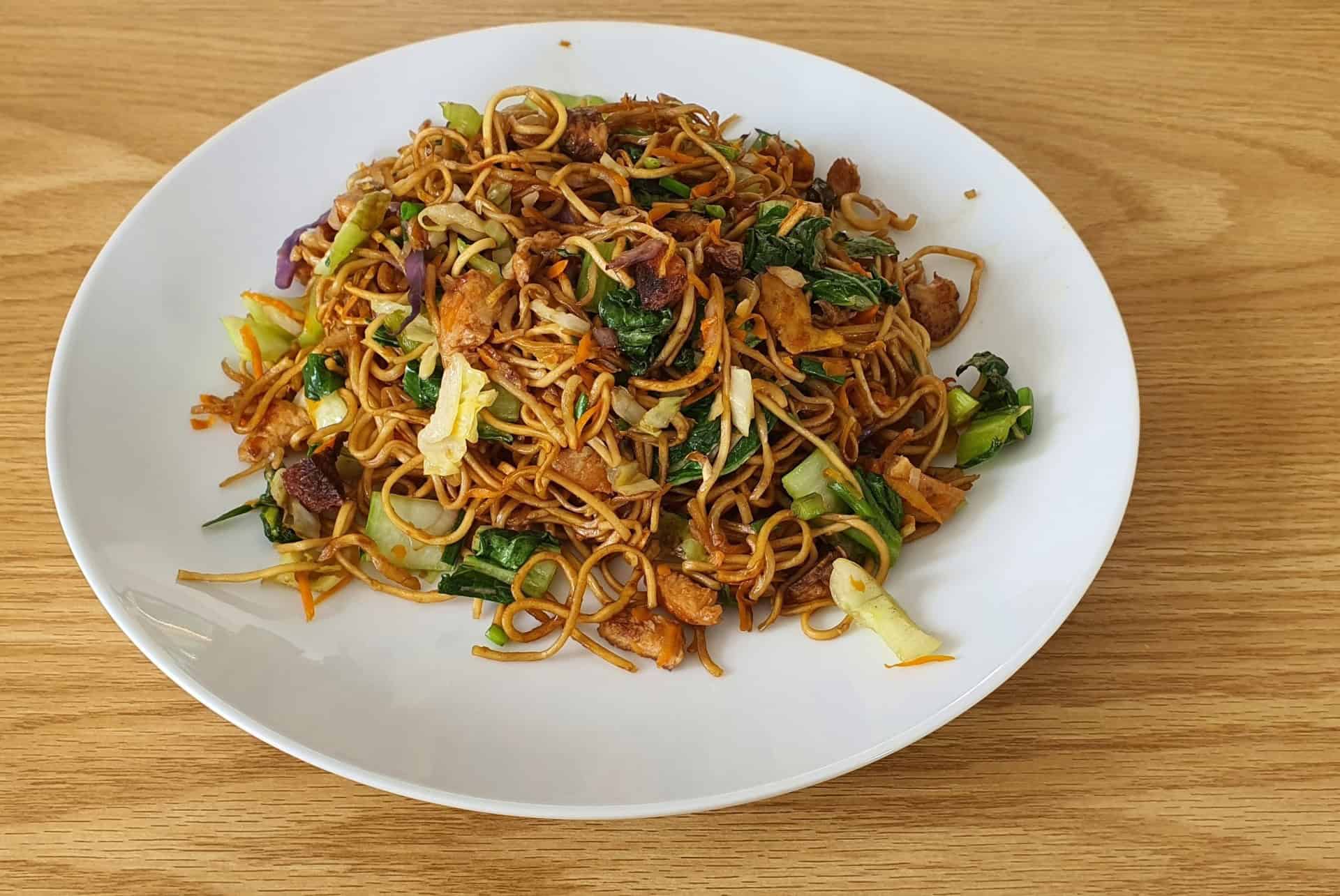 street food mauricienne mine frit plat